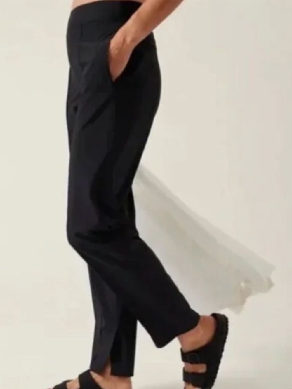 Athleta‎ Vienna Slim Black Pants Size 8 - Picture 3 of 10